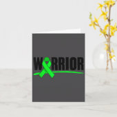 Depression Warrior-Schleife Bewusstsein für psychi Karte (Gelbe Blume)