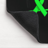 Depression Warrior-Schleife Bewusstsein für psychi Mousepad (Ecke)