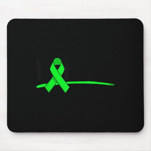 Depression Warrior-Schleife Bewusstsein für psychi Mousepad (Vorne)