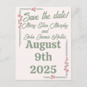 Depression-Zeitalter verblasste Blume Gerettet Postkarte (Vorderseite)