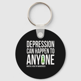 Depressionen können im Bewusstsein jeder psychisch Schlüsselanhänger