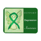 Depressionsbewusstsein Angel Custom Magnet (Horizontal)