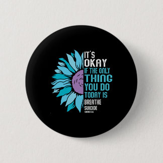 Depressionsbewusstsein Selbstmordprävention 9 Button