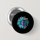 Depressionsbewusstsein Selbstmordprävention 9 Button (Vorne & Hinten)