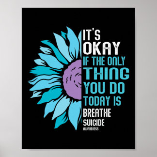 Depressionsbewusstsein Suizidprävention 9 Poster