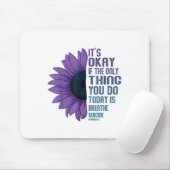 Depressionsbewusstsein Suizidprävention Mousepad (Mit Mouse)