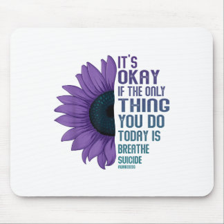 Depressionsbewusstsein Suizidprävention Mousepad