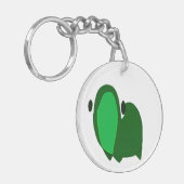 Depressionsfrosch Schlüsselanhänger (Vorderseite links)