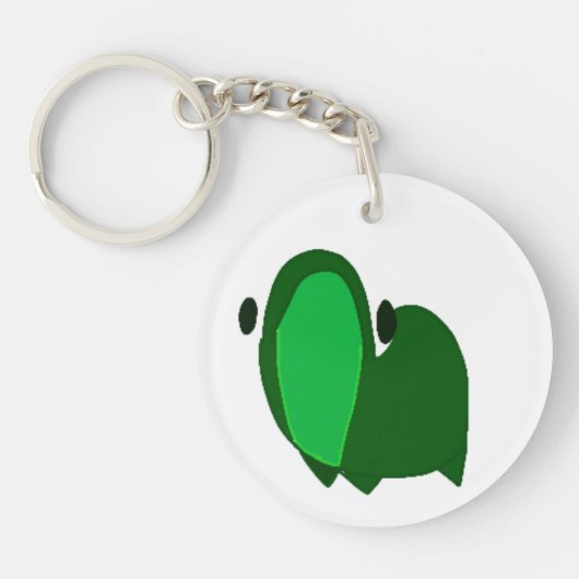 Depressionsfrosch Schlüsselanhänger (Vorderseite)