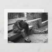 Depressionsweibchen Postkarte (Vorne/Hinten)