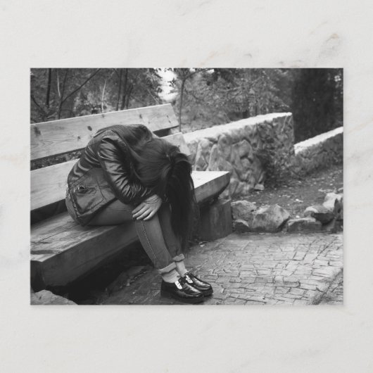 Depressionsweibchen Postkarte (Vorderseite)