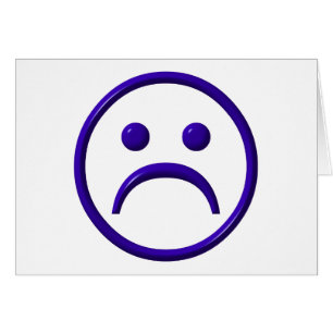 Depressiv, traurig und blau