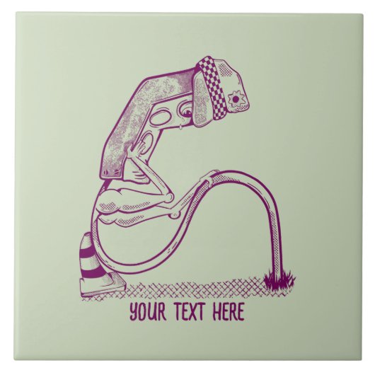 Depressive Ampel Fliese (Vorderseite)