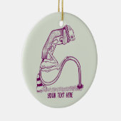 Depressive Ampel Keramik Ornament (Rechts)