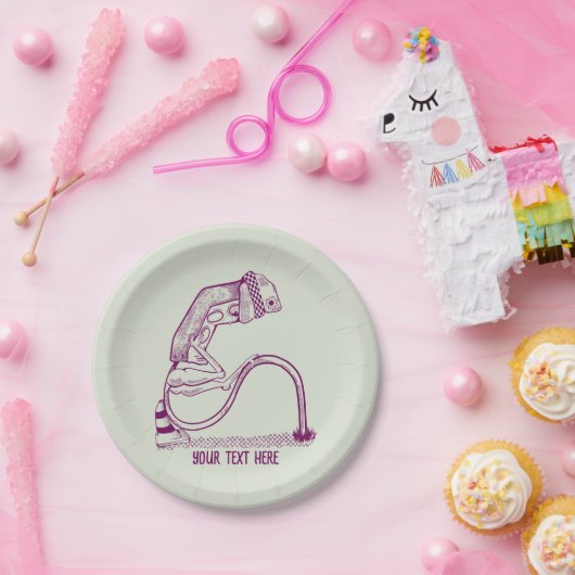 Depressive Ampel Pappteller (Party)