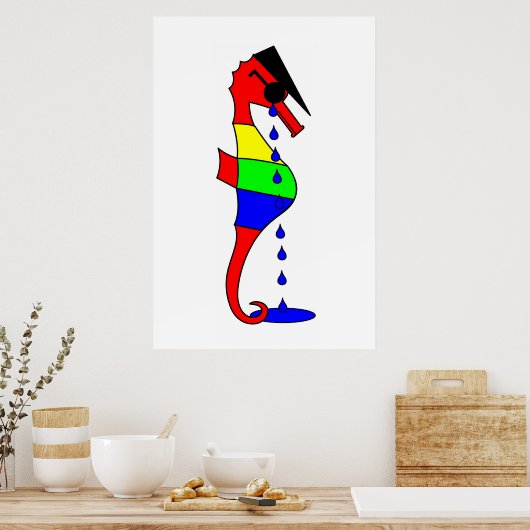 Depressive Hippocampus Poster (Küche)