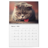 Depressive Katzen - Kalender 2024 (Feb 2026)