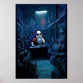 Depressive Santa Claus | AI Art Poster (Vorne)