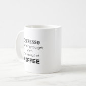 Depresso Tasse (Vorderseite Links)