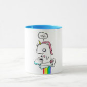 Deprimierte Unicorn-Tasse durch EMS Boz Tasse (Zentrum)
