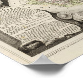 Dept De Hautes Alpes Poster (Ecke)