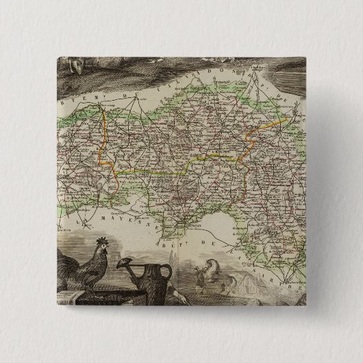 Dept. de L. Orne Button (Vorderseite)