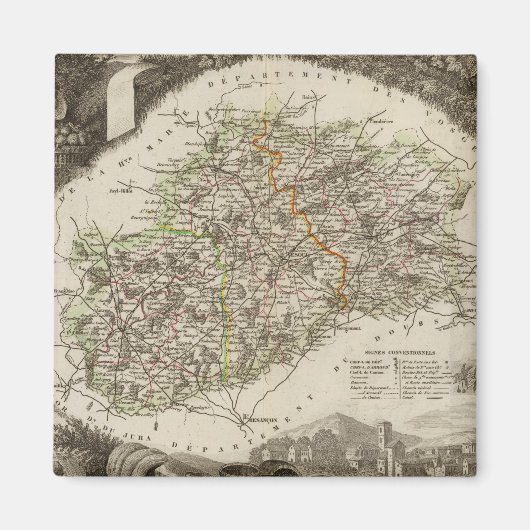 Dept. De La Hte Saone Magnet (Vorne)