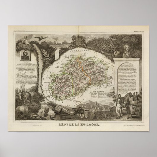 Dept. De La Hte Saone Poster (Vorne)