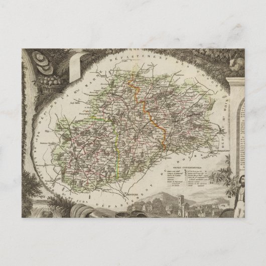Dept. De La Hte Saone Postkarte (Vorderseite)