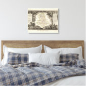 Dept. De La Hte Vienne Leinwanddruck (Insitu (Schlafzimmer))