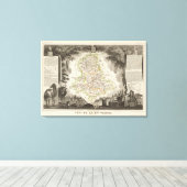 Dept. De La Hte Vienne Leinwanddruck (Insitu (Holzboden))