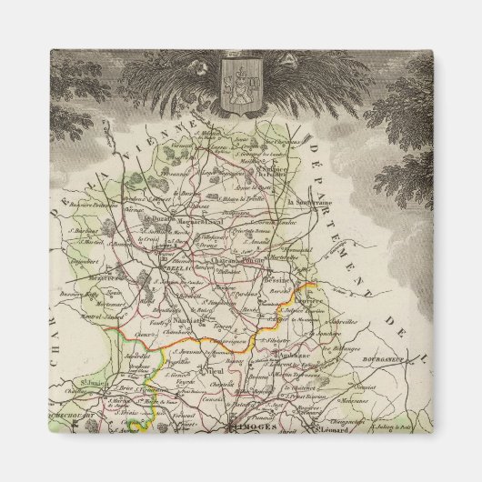 Dept. De La Hte Vienne Magnet (Vorne)