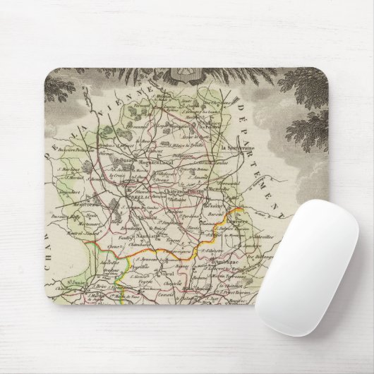 Dept. De La Hte Vienne Mousepad (Mit Mouse)