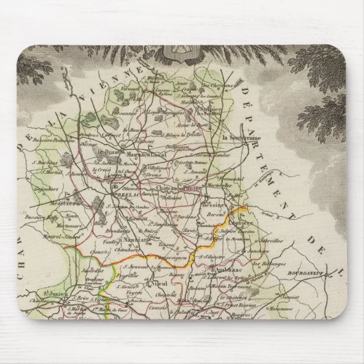 Dept. De La Hte Vienne Mousepad (Vorne)