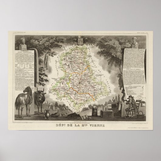 Dept. De La Hte Vienne Poster (Vorne)