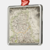 Dept. De La Hte Vienne Silbernes Ornament (Links)