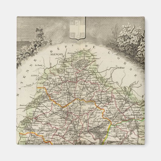 Dept. De La Sarthe Magnet (Vorne)