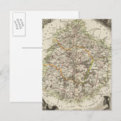 Dept. De La Sarthe Postkarte (Vorne/Hinten)