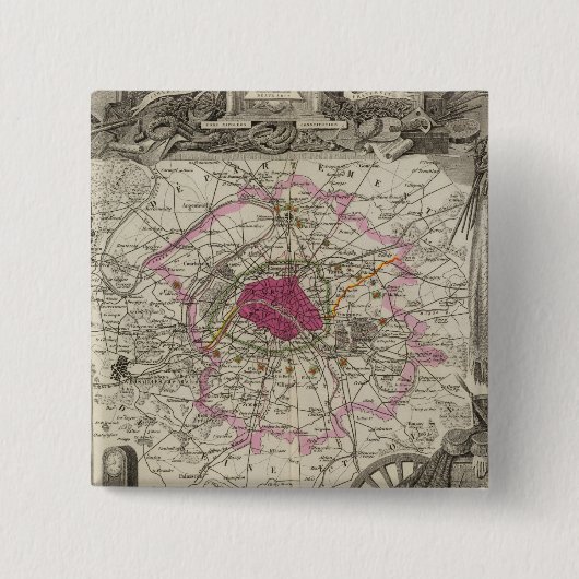 Dept. De La Seine Button (Vorderseite)