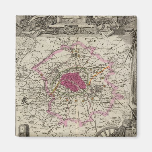 Dept. De La Seine Magnet (Vorne)