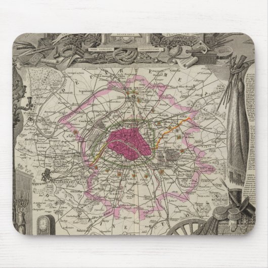 Dept. De La Seine Mousepad (Vorne)