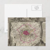 Dept. De La Seine Postkarte (Vorne/Hinten)