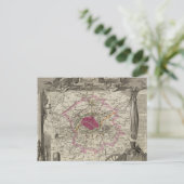 Dept. De La Seine Postkarte (Stehend Vorderseite)