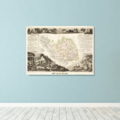 Dept. De La Vendee Leinwanddruck (Insitu (Holzboden))