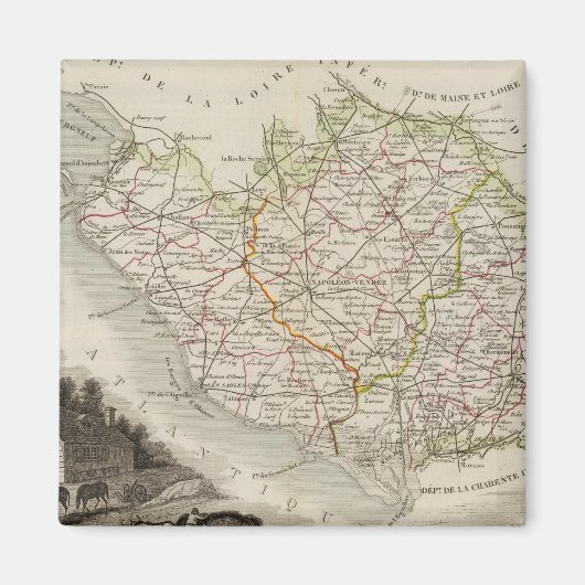 Dept. De La Vendee Magnet (Vorne)