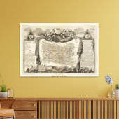 Dept. De L'Oise Leinwanddruck (Insitu (Wohnzimmer))