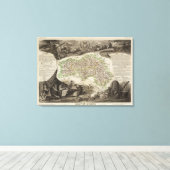 Dept. De L'Orne Leinwanddruck (Insitu (Holzboden))