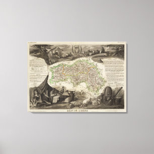 Dept. De L'Orne Leinwanddruck