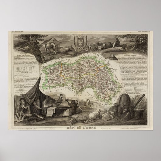 Dept. De L'Orne Poster (Vorne)