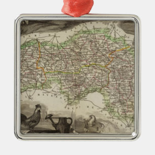 Dept. De L'Orne Silbernes Ornament